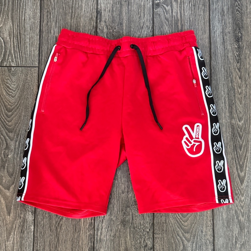 Deuce Vibrant Red Athletic Men's Shorts
